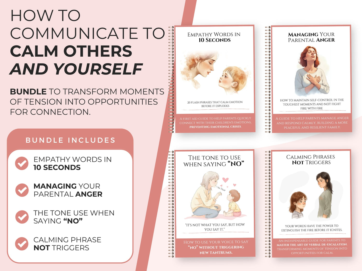 4 Essential Guides to Stop Yelling, Prevent Tantrums & Master Peaceful Parenting